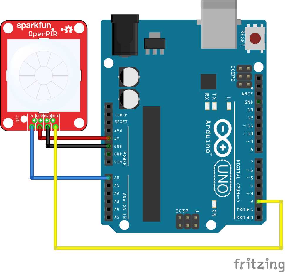 pir sensor open source schematic diagram