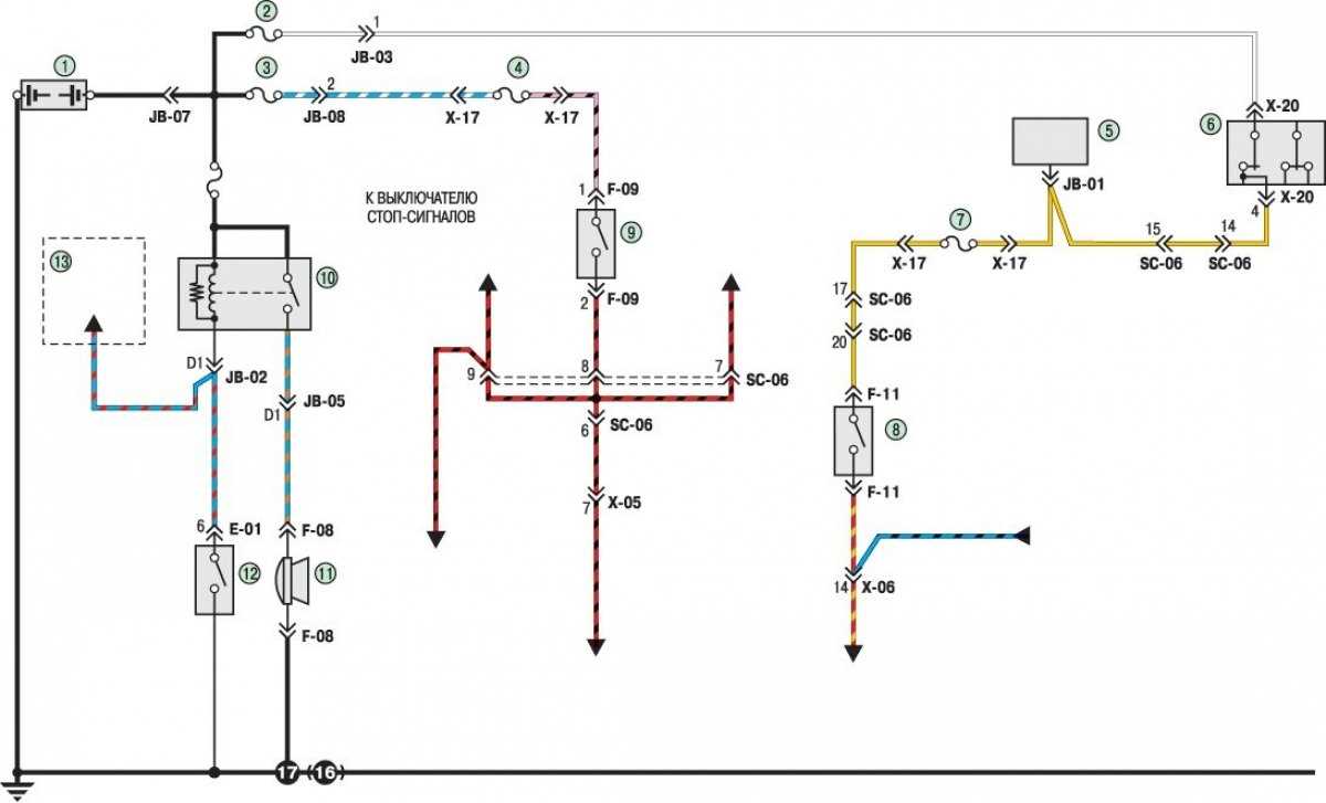 2005 kia spectra radio wiring diagram