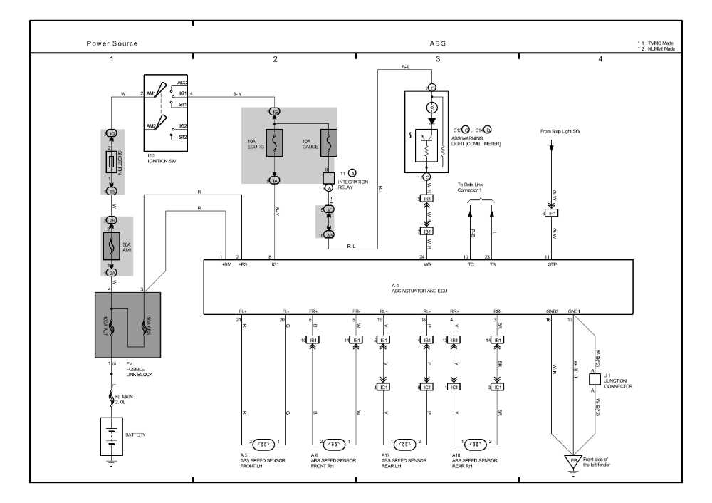 2006 toyota corolla wiring diagram