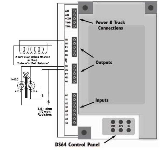 tortoise switch machine wiring diagram