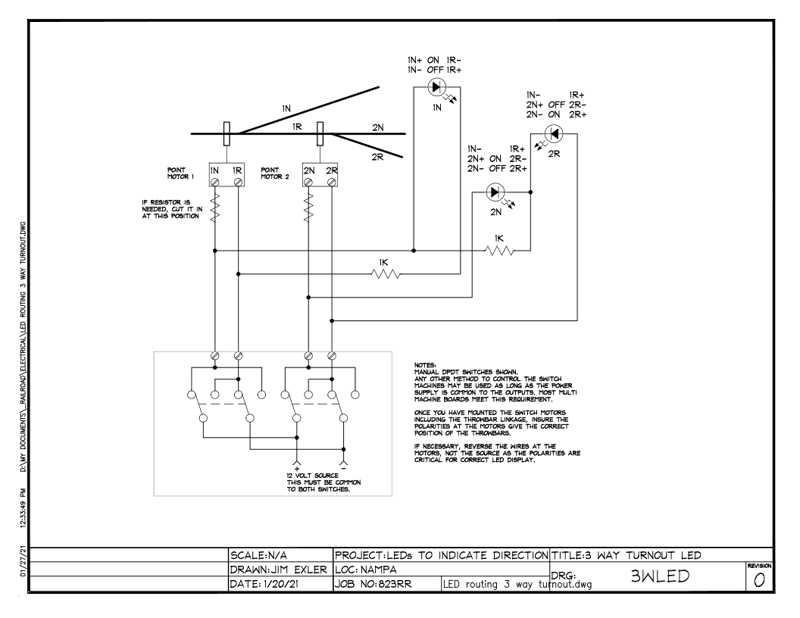 tortoise switch machine wiring diagram