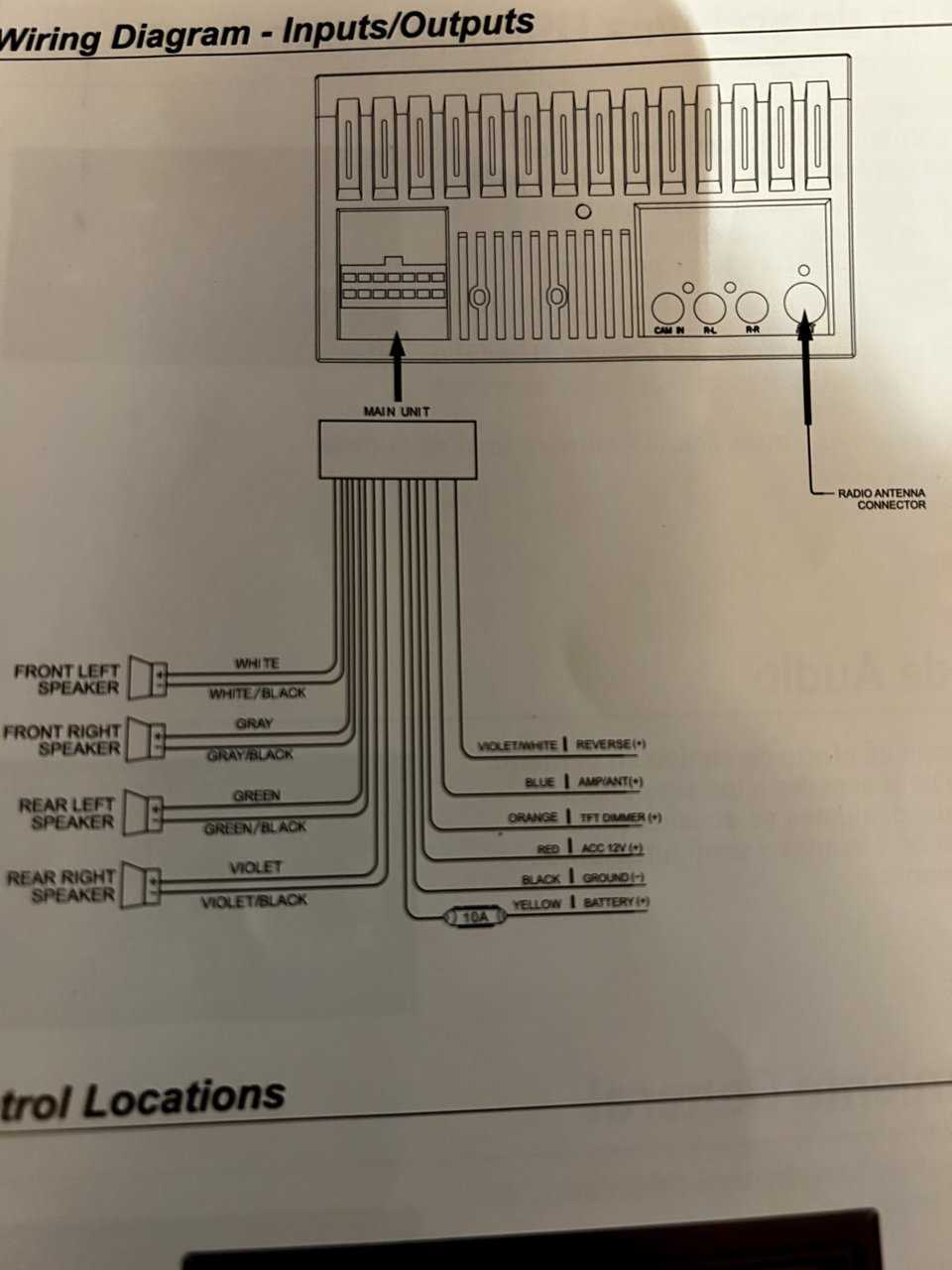 toyota radio wiring diagram