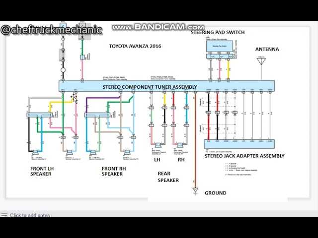 toyota radio wiring diagram