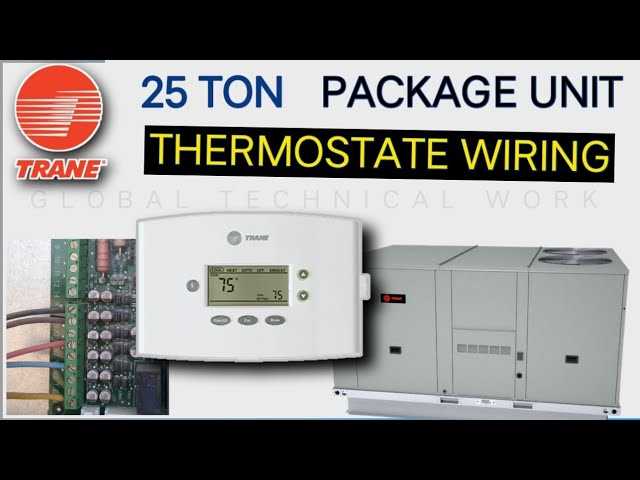 trane wiring diagram thermostat
