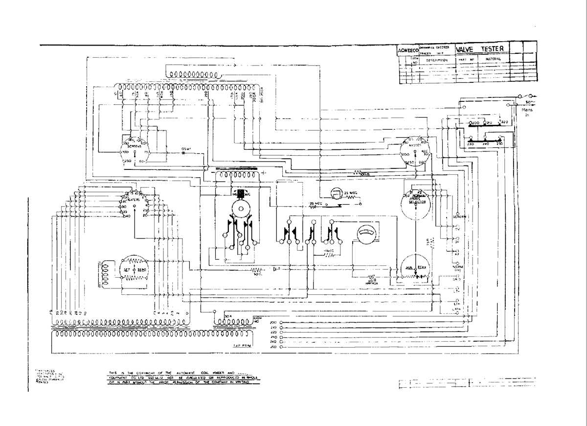valve tester circuit diagram