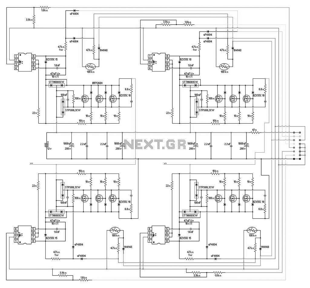 cotek 600w pure sine wave inverter diagram schematic