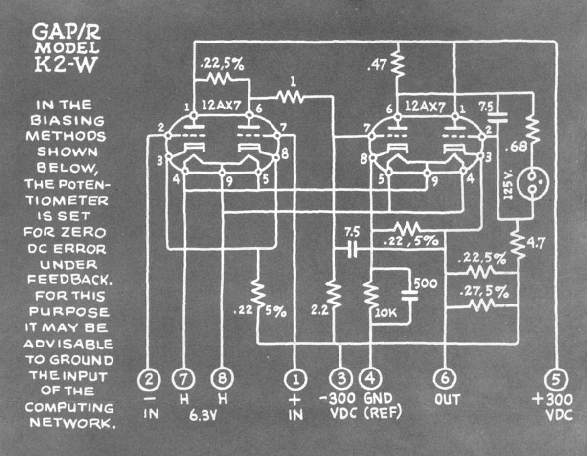 tube amplifier circuit diagram