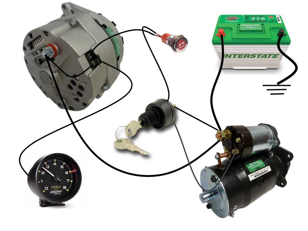 delco remy alternator wiring diagram 4 wire