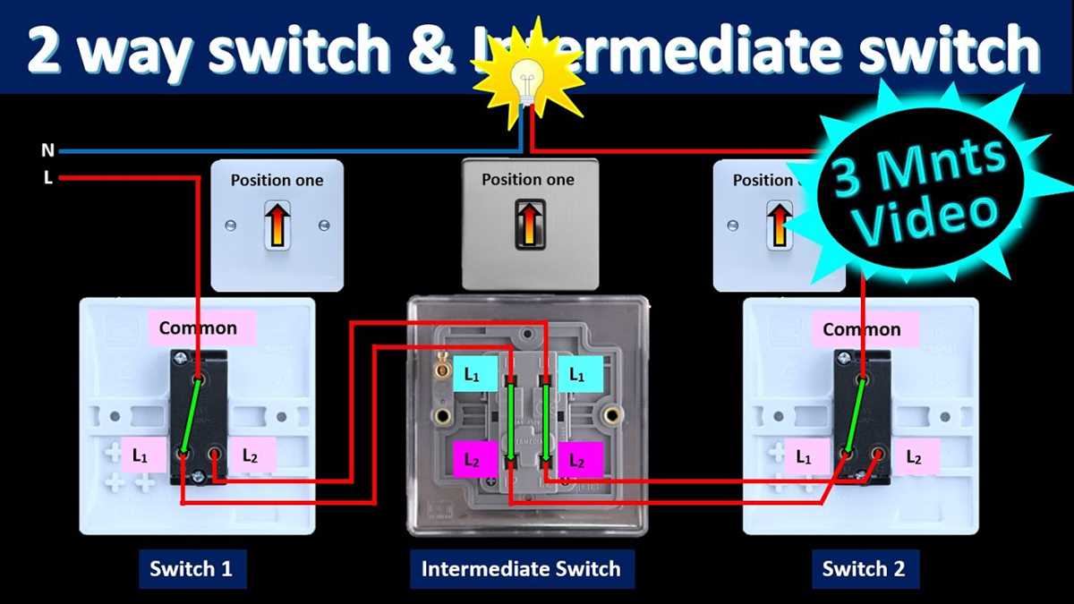 two way intermediate switch circuit diagram