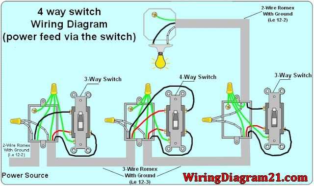 3 way 4 way wiring diagram