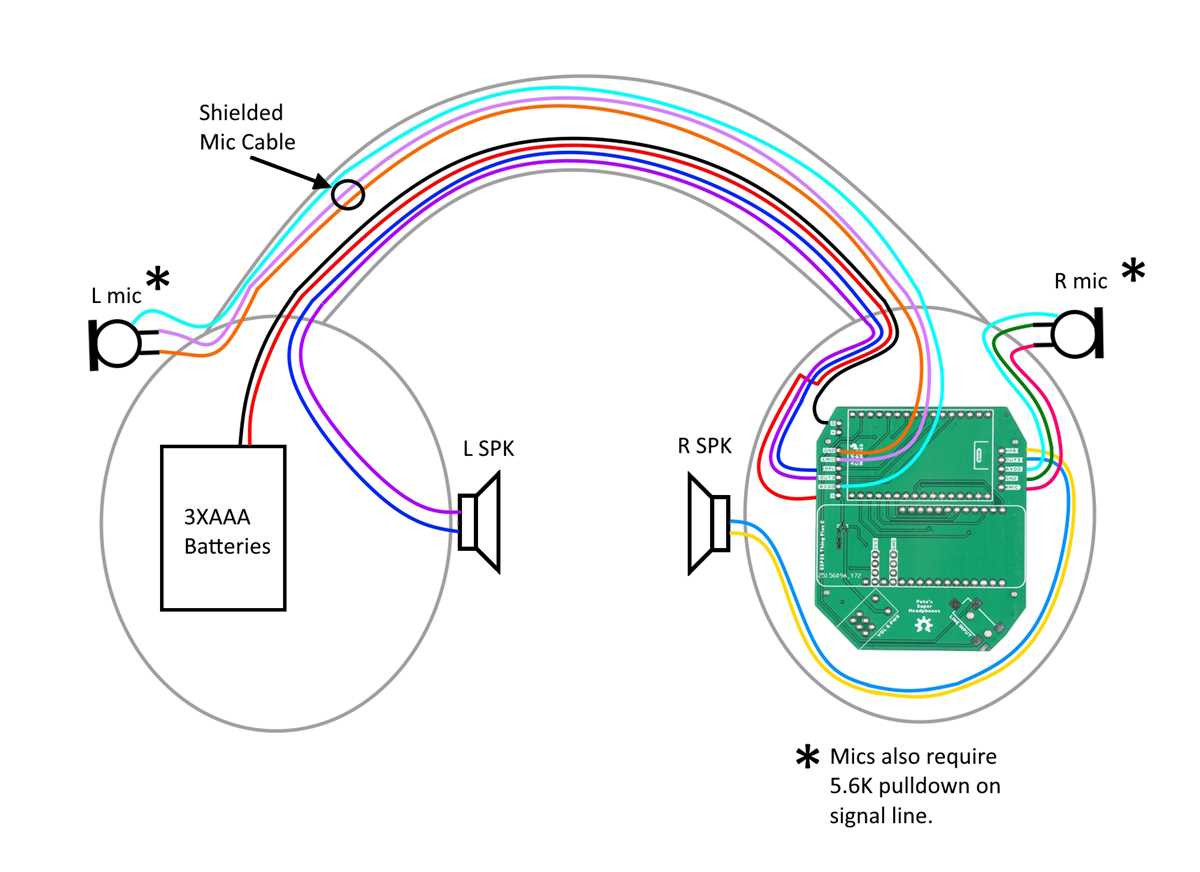 headphone schematic diagram