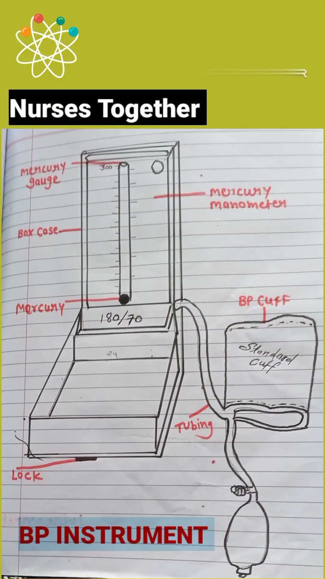 schematic diagram of blood pressure machine