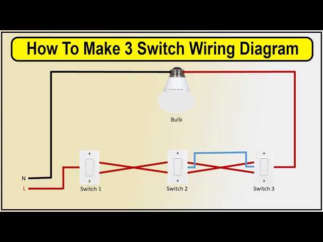 3 way switch wiring diagram with 1 light