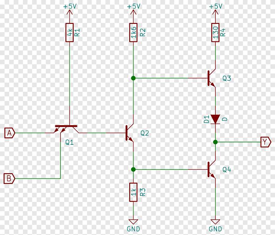 7400 schematic diagram