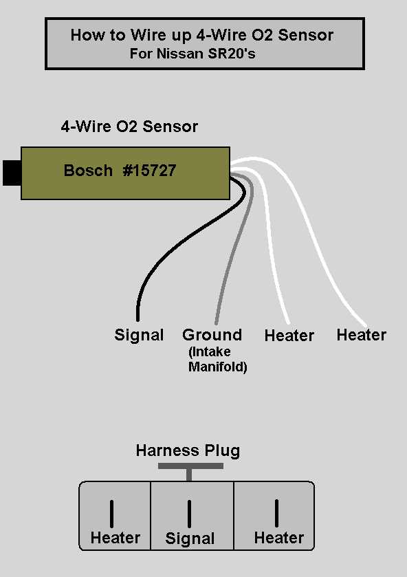 universal o2 sensor wiring diagram