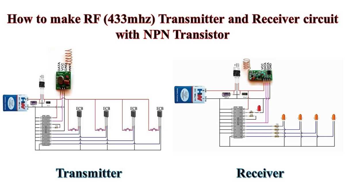 rf transmitter and receiver schematic diagram