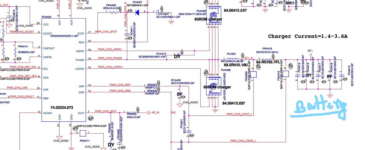 laptop charging circuit diagram
