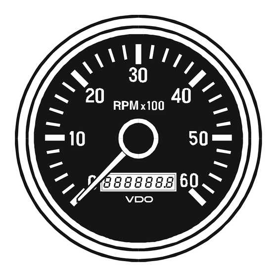 vdo speedometer wiring diagram