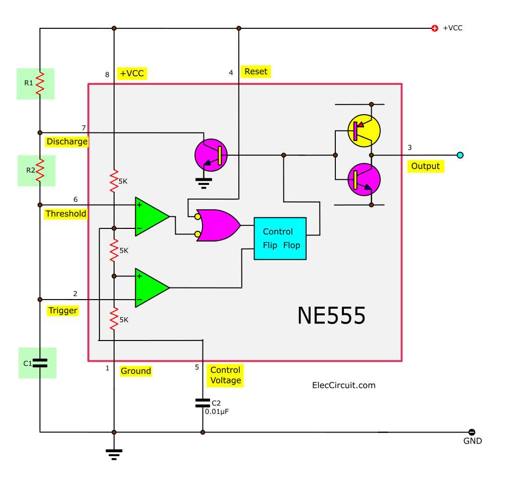 555 inverter circuit diagram