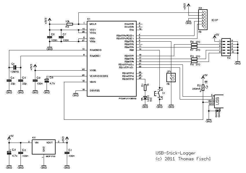 usb drive circuit diagram