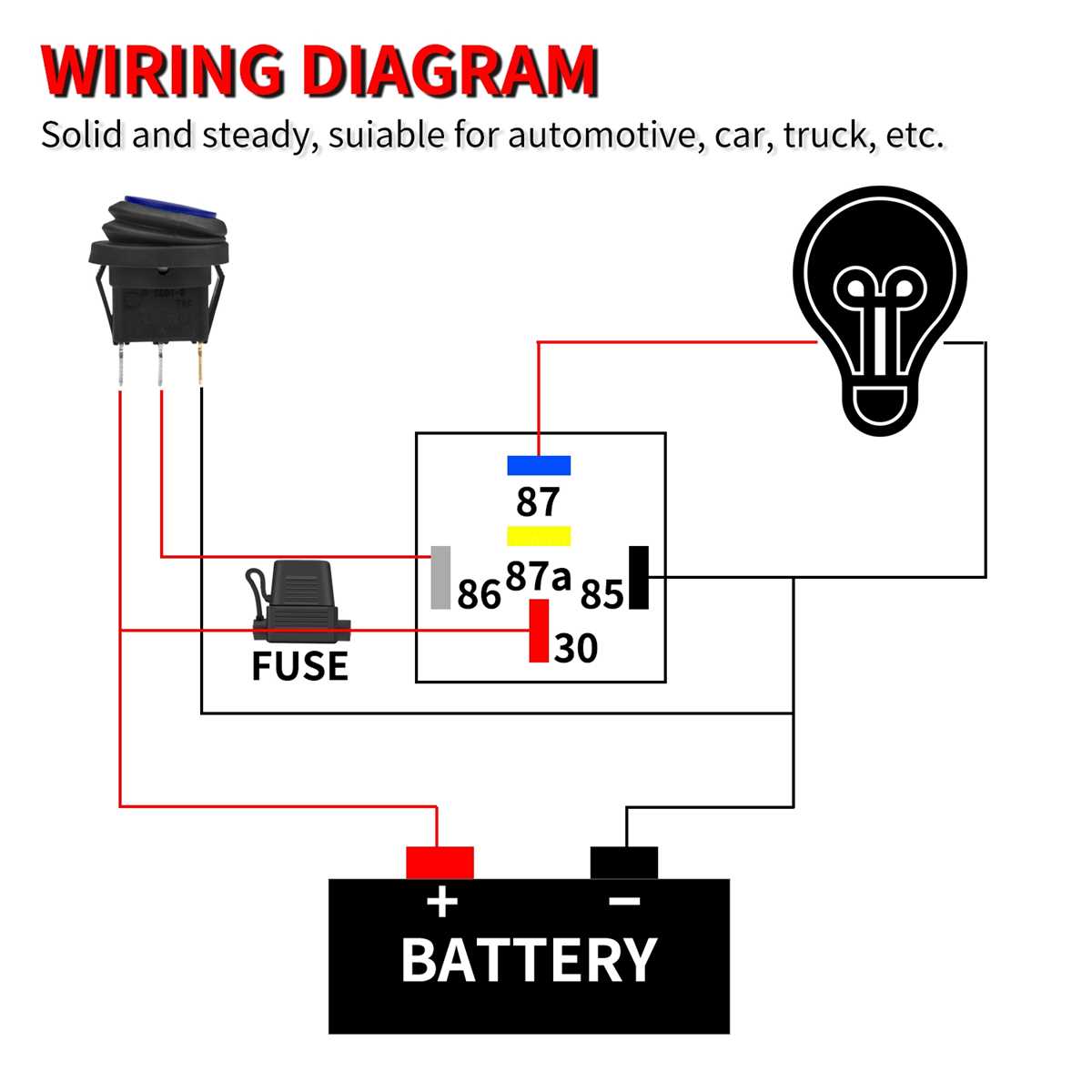 12v relay wiring diagram 5 pin