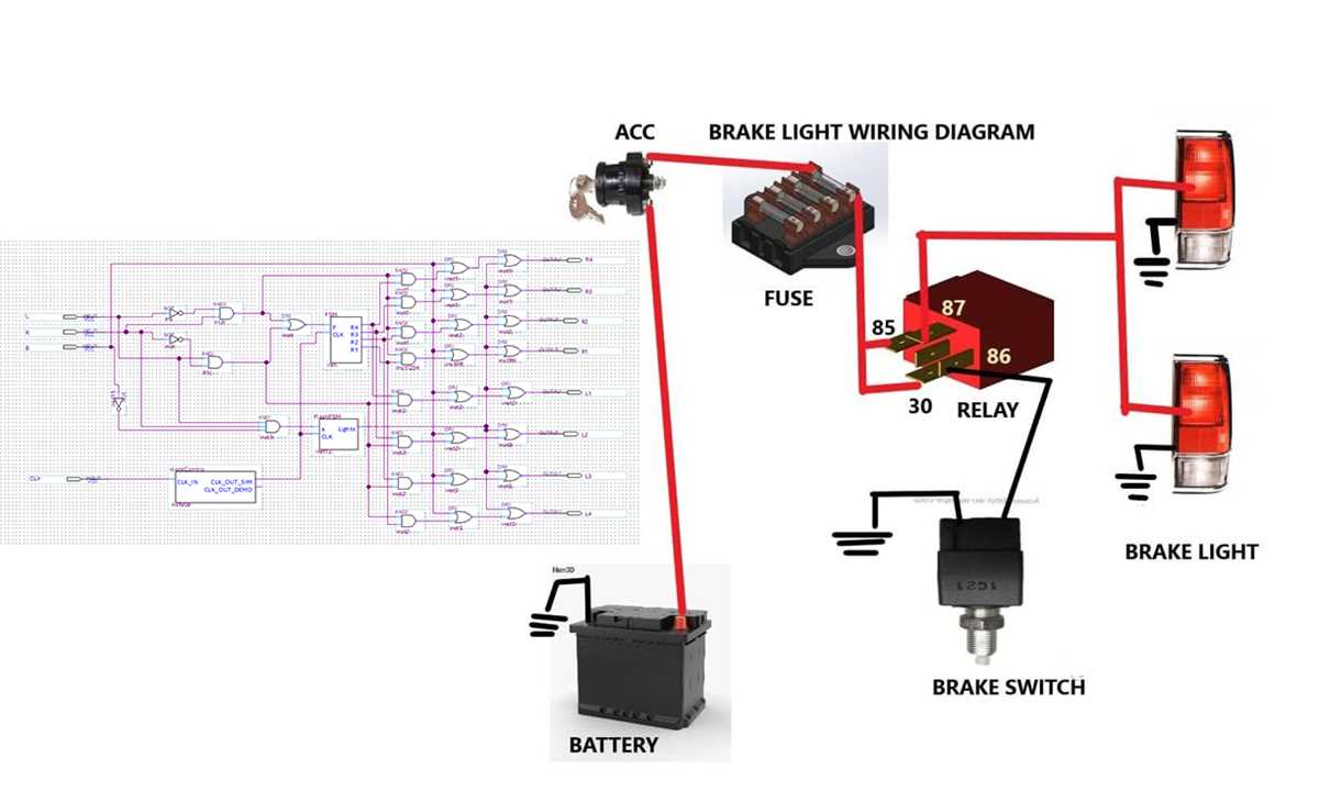 tail light brake light wiring diagram