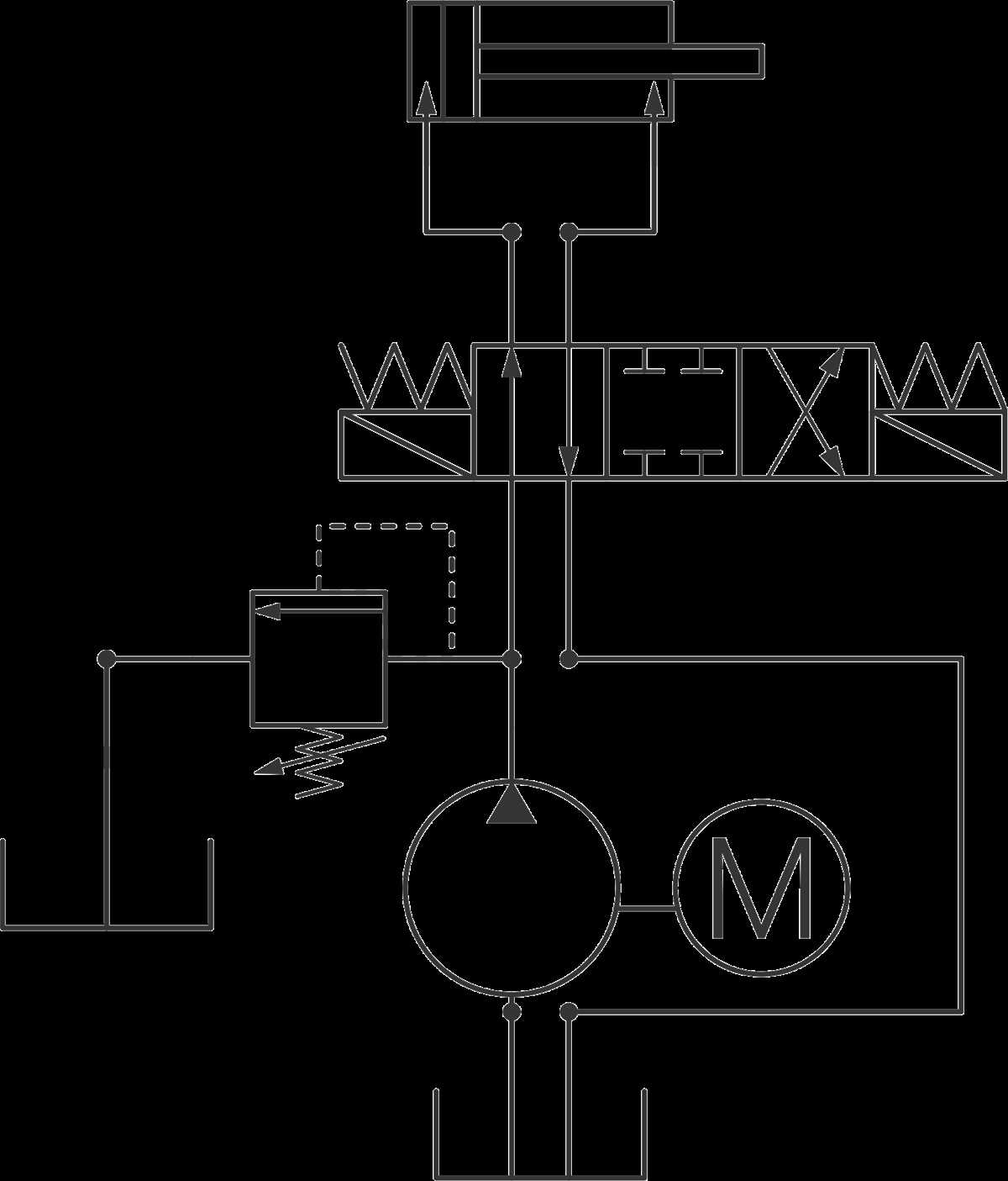 hydraulic schematic diagram symbols