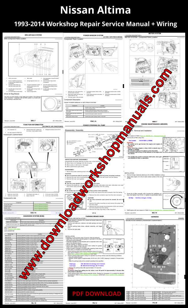 2012 nissan altima wiring diagram