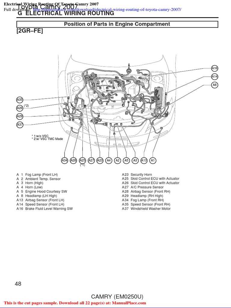 2007 toyota camry fuel pump wiring diagram