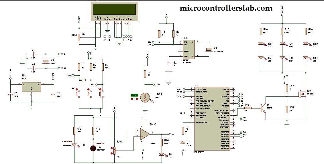 street lighting schematic diagram