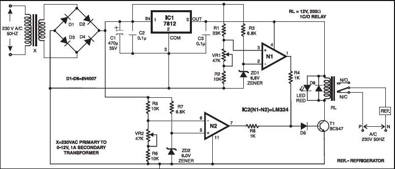 undervoltage release circuit diagram