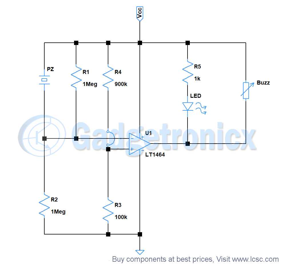 vibration sensor circuit diagram