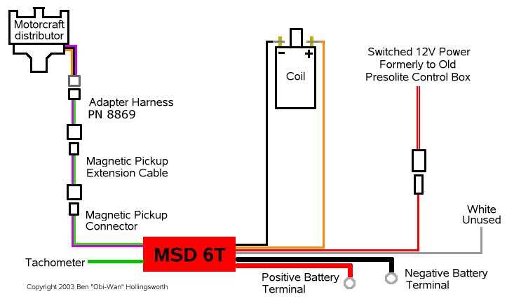 wiring diagram msd 6al