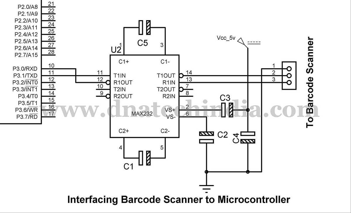 barcode scanner circuit diagram