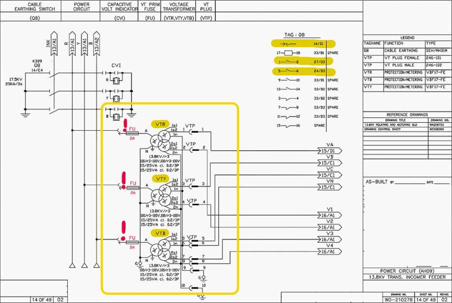 voltage transformer circuit diagram