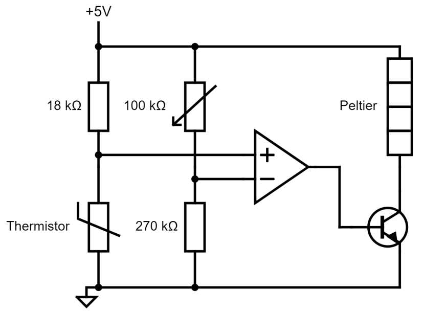 peltier module circuit diagram