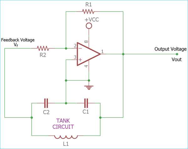 hartley oscillator circuit diagram