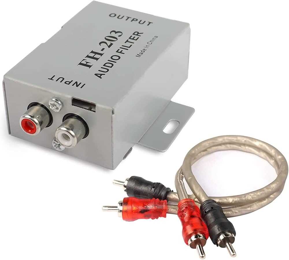 car audio noise filter circuit diagram