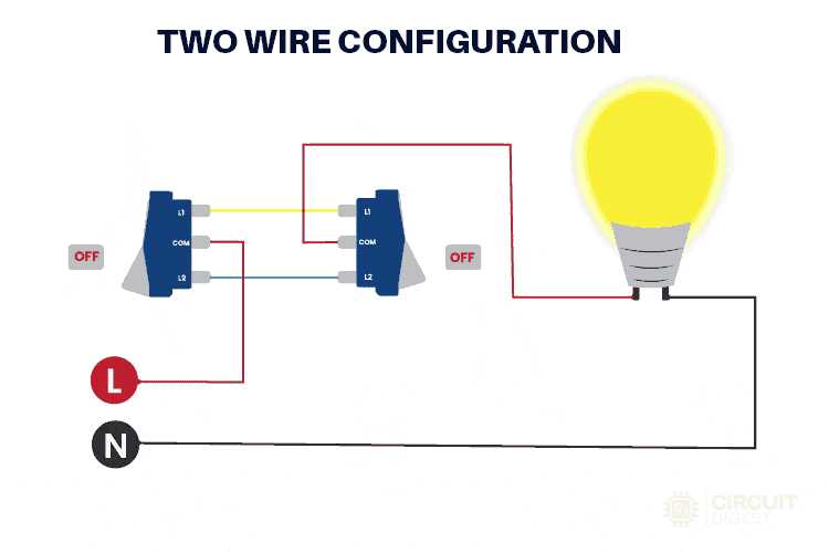 light bulb circuit diagram with switch