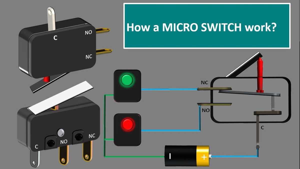 micro switch circuit diagram