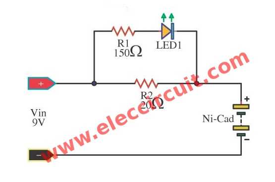 ni mh battery charger schematic diagram