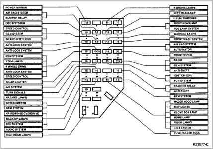 1999 ford ranger alternator wiring diagram