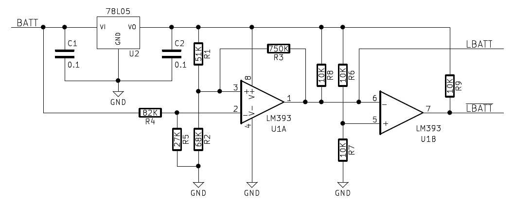 low voltage cutoff circuit diagram