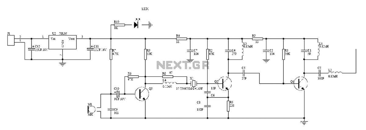 wireless telephone schematic diagram