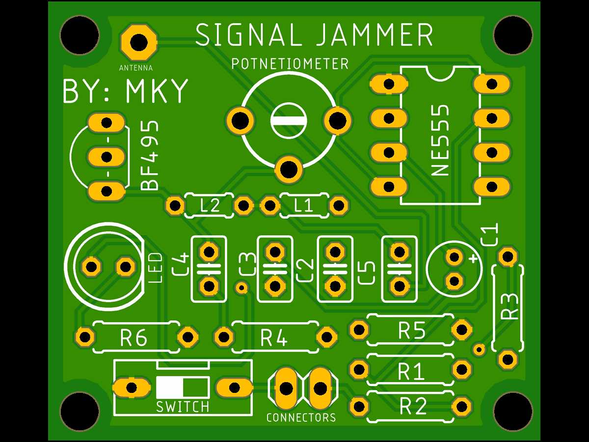 wifi jammer schematic diagram