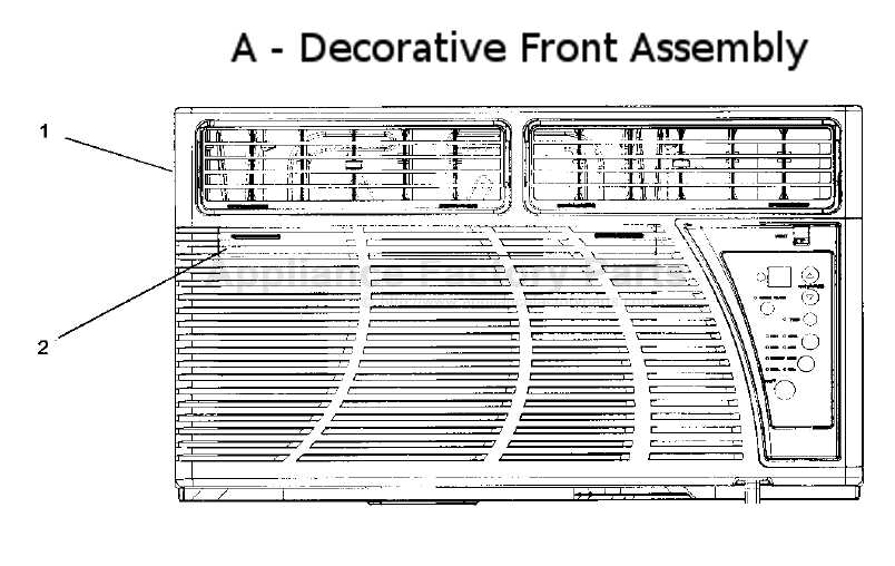 window air conditioner schematic diagram