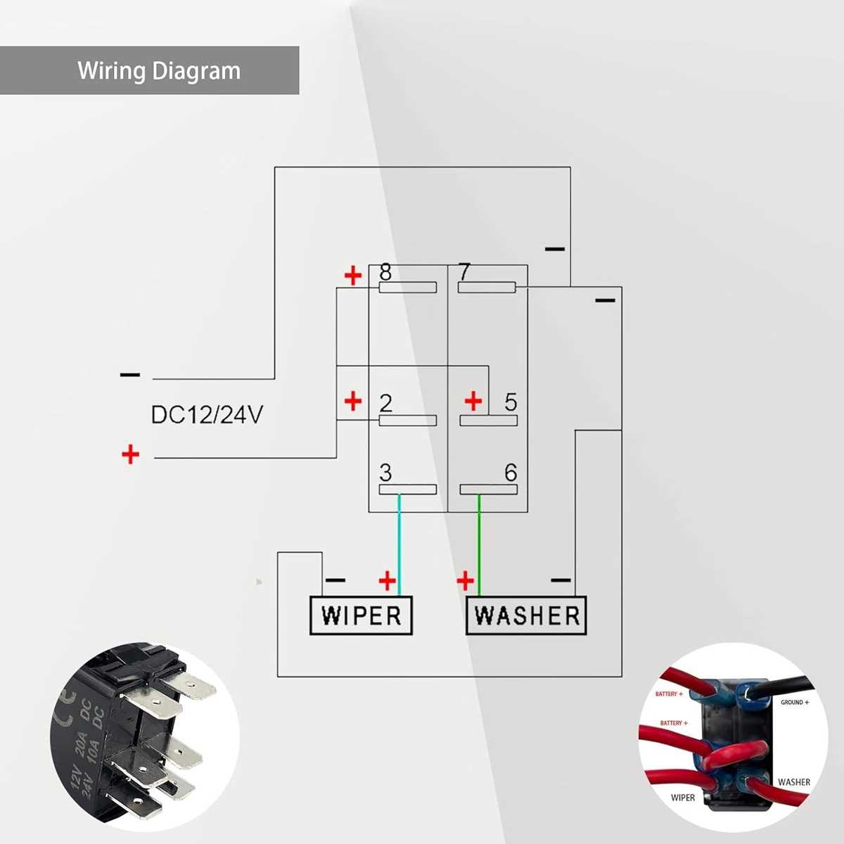 wiper motor wiring diagram ford