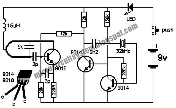 wireless doorbell schematic circuit diagram