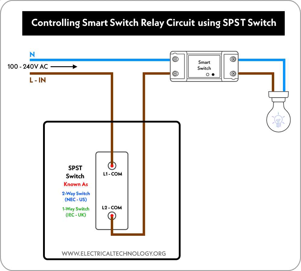 wiring a relay switch diagram