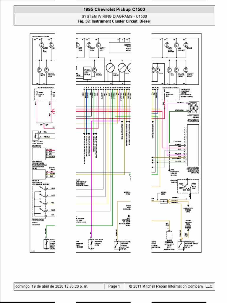 wiring diagram for 1995 chevy silverado